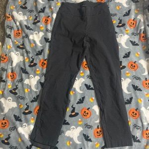 Work pants size 10 black, brown and a little white